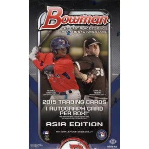 2015 Bowman Baseball Hobby 12 Box Case Asia Ed (Ships Sealed Only)