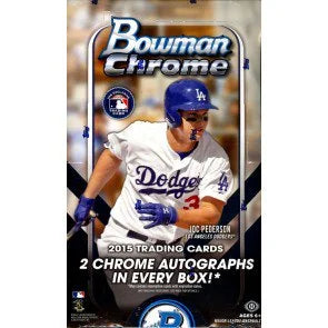 2015 Bowman Chrome Baseball Hobby Box (Ships Sealed Only)