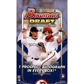 2015 Bowman Draft Picks Prospects Baseball Hobby Box (Ships Sealed Only)