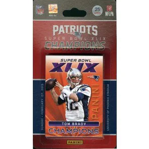 2015 Panini Patriots Super Bowl XLIX Champions Box Set 20 Sets (Ships Sealed Only)