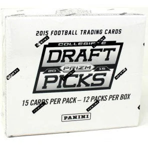 2015 Panini Prizm Collegiate Draft Football Fat Pack Box (Ships Sealed Only)