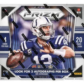 2015 Panini Prizm Football Hobby 12 Box Case 240 Packs (Ships Sealed Only)