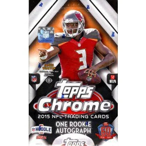 2015 Topps Chrome Football Hobby Box 24 Packs 4 Cards Per Pack (Ships Sealed Only)
