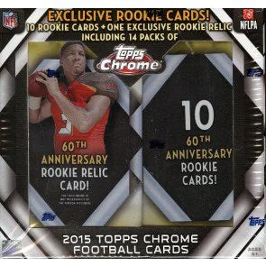 2015 Topps Chrome Football Mega Box 20 Box Lot (Ships Sealed Only)