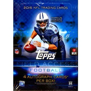 2015 Topps Field Access Football Hobby Box (Ships Sealed Only)