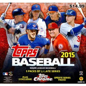 2015 Topps Mega Box Baseball Box (Ships Sealed Only)
