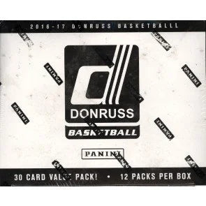 2016 17 Panini Donruss Basketball Fat Pack Box 12 Packs (Ships Sealed Only)