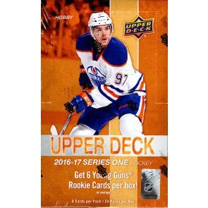 2016 17 Upper Deck Series 1 Hockey Hobby Case (Ships Sealed Only)