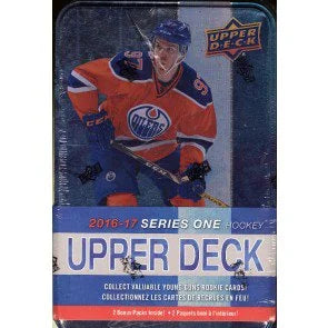 2016 17 Upper Deck Series 1 Hockey Retail Tins 12 Box Lot (Ships Sealed Only)
