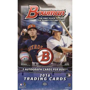 2016 Bowman Baseball Jumbo Hta 8 Box Case (Ships Sealed Only)