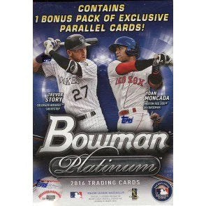 2016 Bowman Platinum Baseball Blaster 16 Box Lot (Ships Sealed Only)