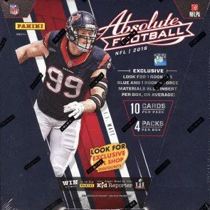 2016 Panini Absolute Football Retail Box (Ships Sealed Only)