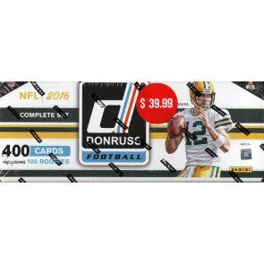 2016 Panini Donruss Football Factory Set Case 8 Boxes (Ships Sealed Only)