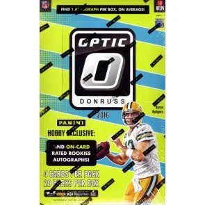 2016 Panini Donruss Optic Football Hobby 12 Box Case (Ships Sealed Only)