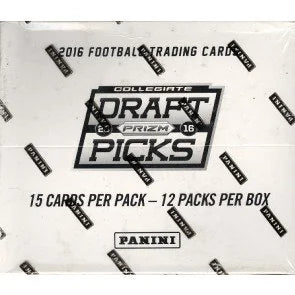 2016 Panini Prizm Collegiate Draft Football 20 Box Case (Ships Sealed Only)