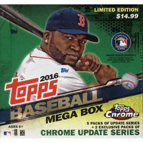 2016 Topps Mega Box Baseball Box (Ships Sealed Only)
