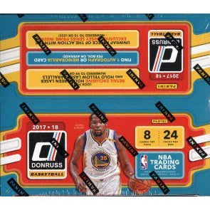 2017 18 Panini Donruss Basketball Retail Box 24 Pack (Ships Sealed Only)