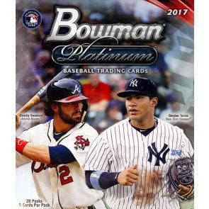 2017 Bowman Platinum Baseball Collector Box (Ships Sealed Only)