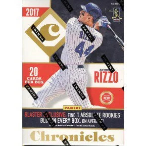 2017 Panini Chronicles Baseball Blaster 20 Box Lot (Ships Sealed Only)