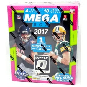 2017 Panini Donruss Optic Football Mega Box 10 Packs (Ships Sealed Only)