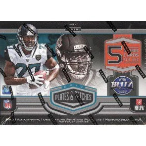 2017 Panini Plates Patches Football Hobby Case 12 Boxes (Ships Sealed Only)