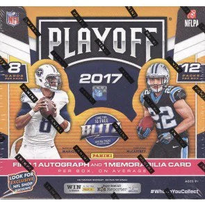 2017 Panini Playoff Football Hobby Box 12 Packs (Ships Sealed Only)