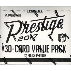 2017 Panini Prestige Football Fat Pack Box 12 Packs (Ships Sealed Only)