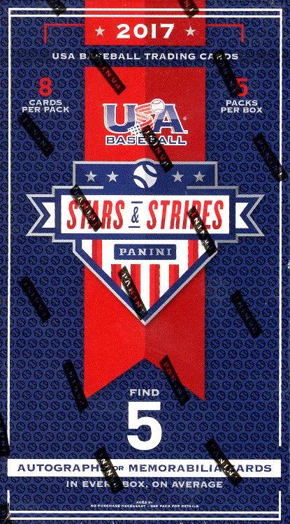 2017 Panini Stars and Stripes Baseball Hobby Box (Ships Sealed Only)
