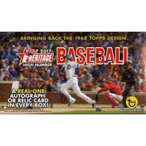 2017 Topps Heritage High Number Baseball Hobby Box (Ships Sealed Only)