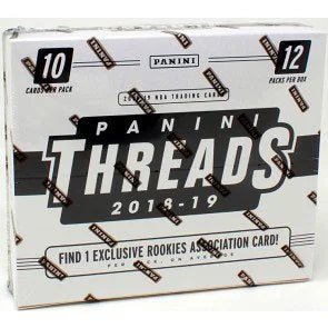 2018 19 Panini Threads Basketball Fat Pack Box 12 Packs (Ships Sealed Only)
