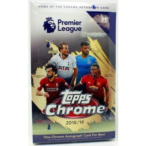 2018 19 Topps Chrome Premier League Soccer Hobby Box Autograph Guaranteed (Ships Sealed Only)