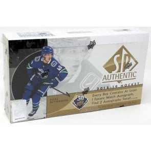 2018 19 Upper Deck SP Authentic Hockey Hobby Box (Ships Sealed Only)