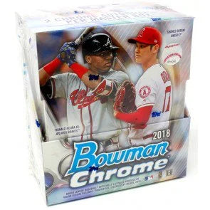 2018 Bowman Chrome Baseball Hobby Box (Ships Sealed Only)