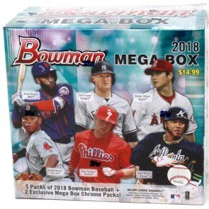 2018 Bowman Mega Box Baseball (Ships Sealed Only)
