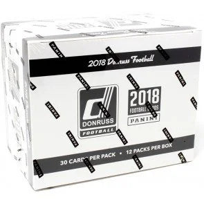 2018 Panini Donruss Football Fat Pack Box 12 Packs (Ships Sealed Only)