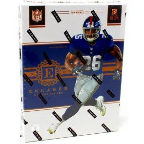2018 Panini Encased Football Hobby Box 2 Autographs Memorabilia (Ships Sealed Only)