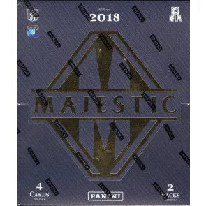 2018 Panini Majestic Football Hobby Box 4 Autographs Per Box (Ships Sealed Only)