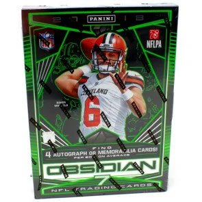 2018 Panini Obsidian Football Hobby Box Sealed (Ships Sealed Only)