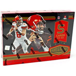 2018 Panini Plates and Patches Football Hobby Box One Pack (Ships Sealed Only)
