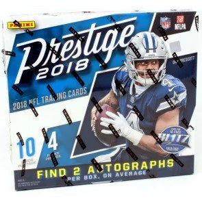 2018 Panini Prestige Football Retail Box 4 Packs (Ships Sealed Only)