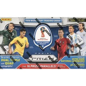 2018 Panini Prizm World Cup Soccer 1st Off The Line Hobby Box (Ships Sealed Only)