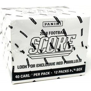 2018 Panini Score Football Fat Pack Box 12 Packs (Ships Sealed Only)