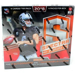 2018 Panini Spectra Football Hobby 8 Box Case Sealed (Ships Sealed Only)