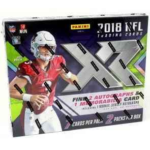 2018 Panini XR Football Hobby Case 15 Boxes (Ships Sealed Only)