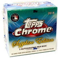 2018 Topps Chrome Baseball Sapphire Edition Box (Ships Sealed Only)