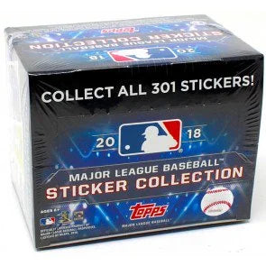 2018 Topps MLB Sticker Collection Baseball Box (Ships Sealed Only)