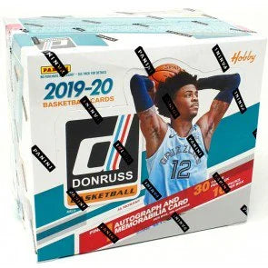 2019 20 Panini Donruss Basketball Hobby Box (Ships Sealed Only)