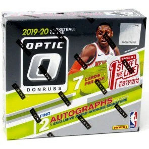 2019 20 Panini Donruss Optic Basketball Premium Hobby Box First Off the Line (Ships Sealed Only)