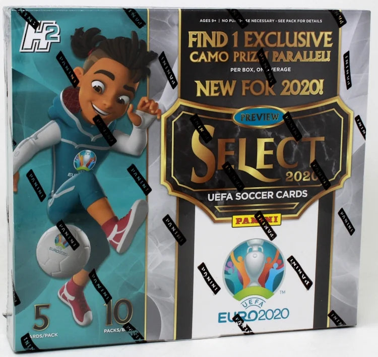 2019 20 Panini Select UEFA Euro Soccer Hobby Hybrid Case (Ships Sealed Only)