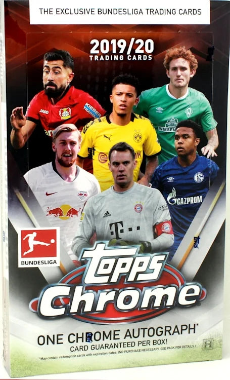 2019 20 Topps Chrome Bundesliga Soccer Hobby Case 12 Boxes (Ships Sealed Only)